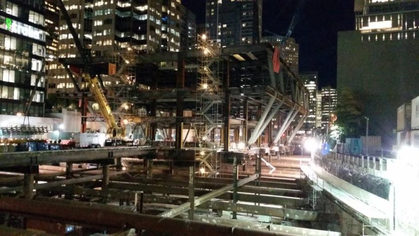 Night Time at Transbay Transit Center